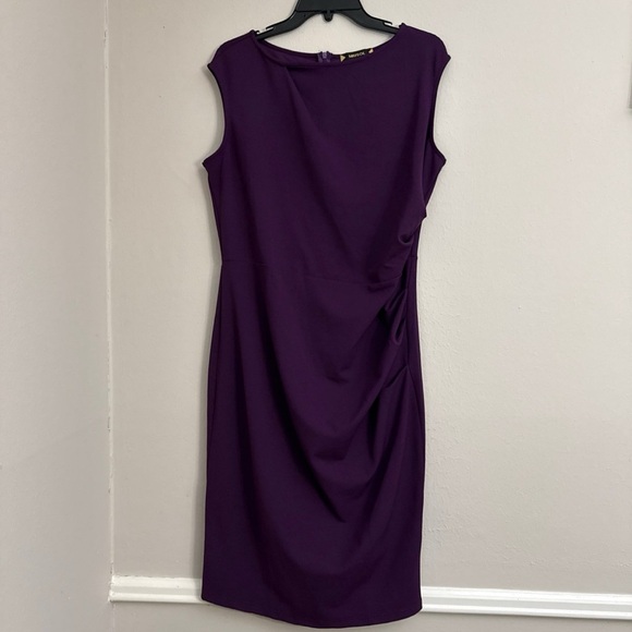 Miusol Women's Retro Ruffle Style Slim Work Pencil Dress - Picture 1 of 4